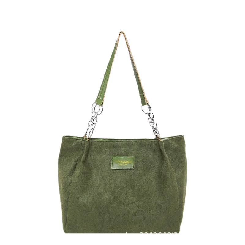 Bolsa Tote de Camurça