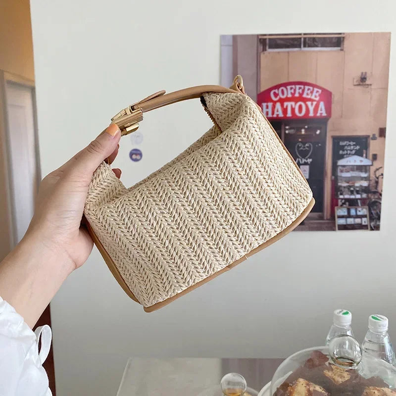 Bolsa Summer em Palha Natural