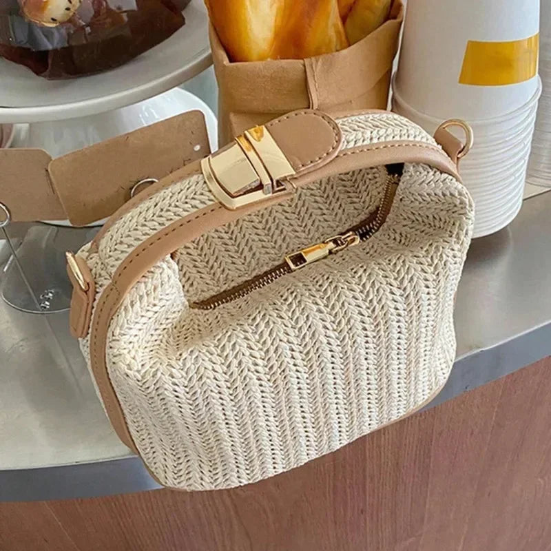 Bolsa Summer em Palha Natural