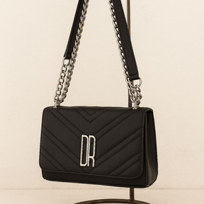 Bolsa Feminina Pequena De Lado Transversal Alça Corrente Lançamento