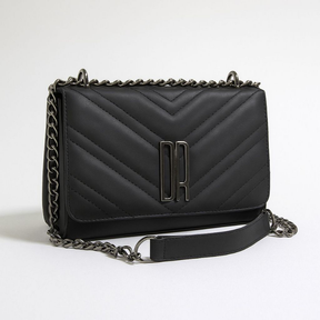 Bolsa Feminina Pequena De Lado Transversal Alça Corrente Lançamento
