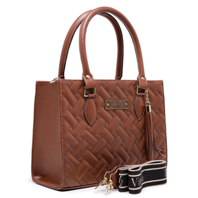 BOLSA METALASSE TRANSVERSAL LATERAL ALÇA DESTACÁVEL BORDADO 3D